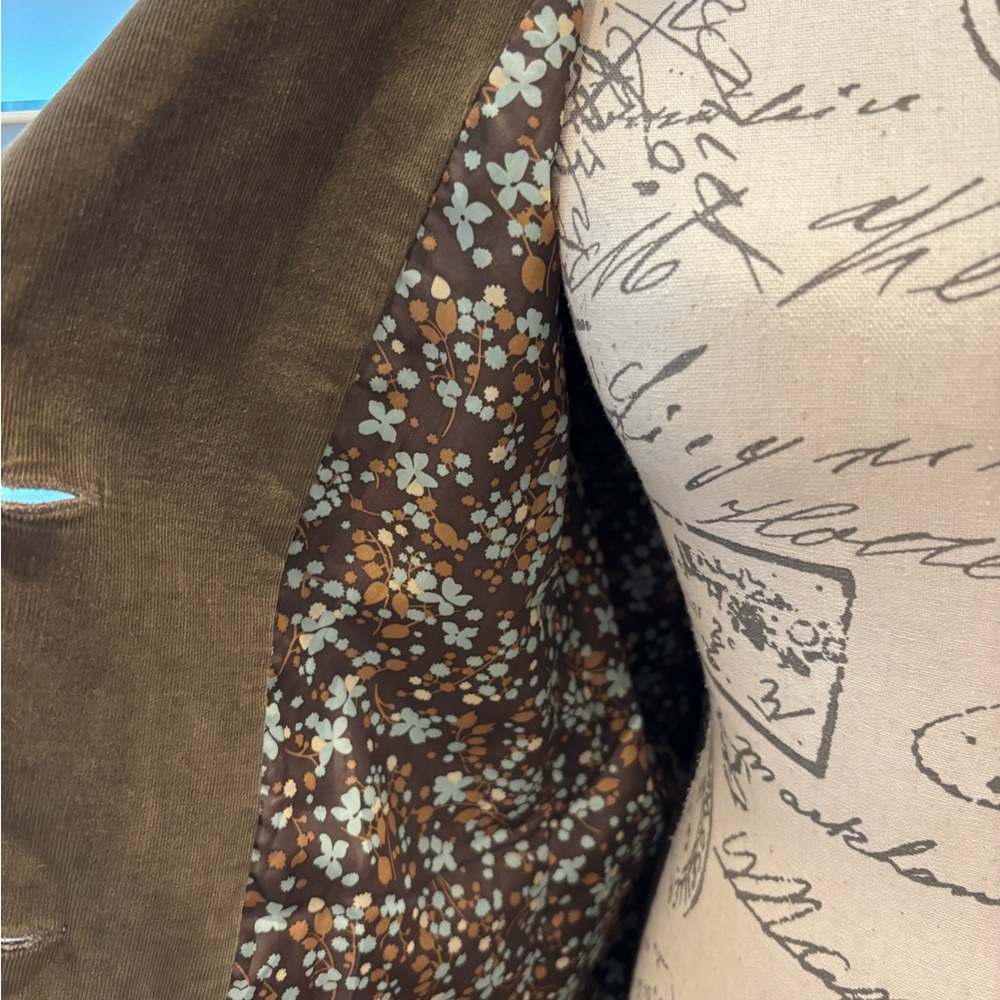 New Frontier Olive Corduroy Blazer Jacket - Picture 6 of 7